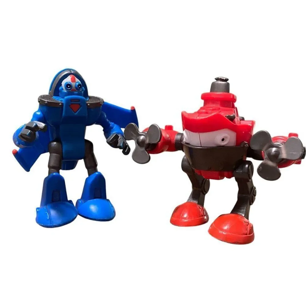 Fisher-Price IMAGINEXT Robot Police Figure Set of 2